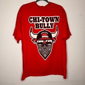Chicago Blackhawks State of Mind Chi-Town Bully Red Tee
